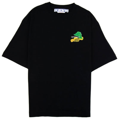 Off-White Brush Arrows Printed logo Skate fit T-Shirt in Black