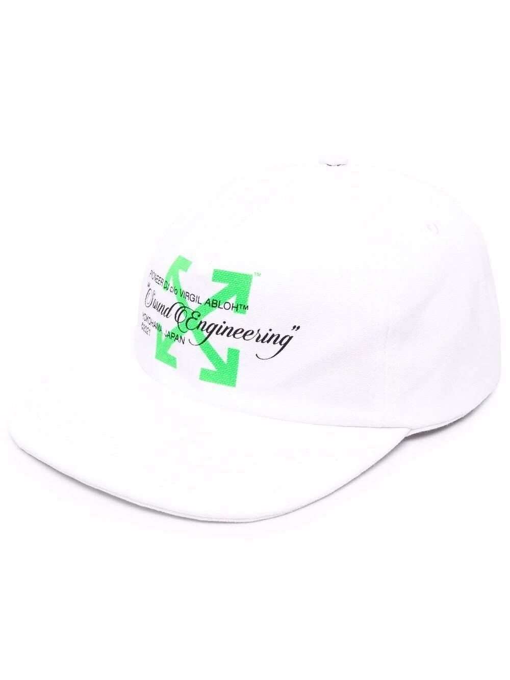 Off-White x Pioneer Sound Engineering Baseball Cap White/Brilliant Green