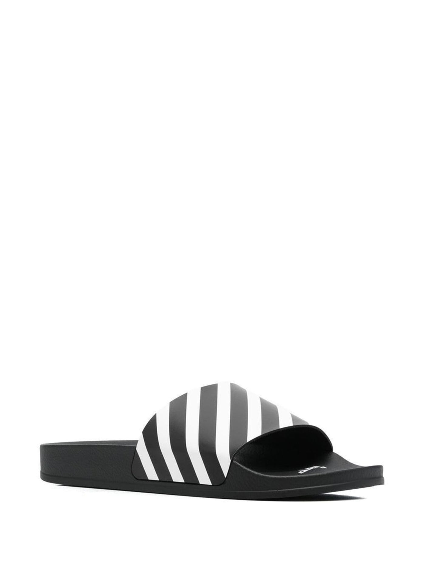 Off-White Diag-stripe Moulded Sliders