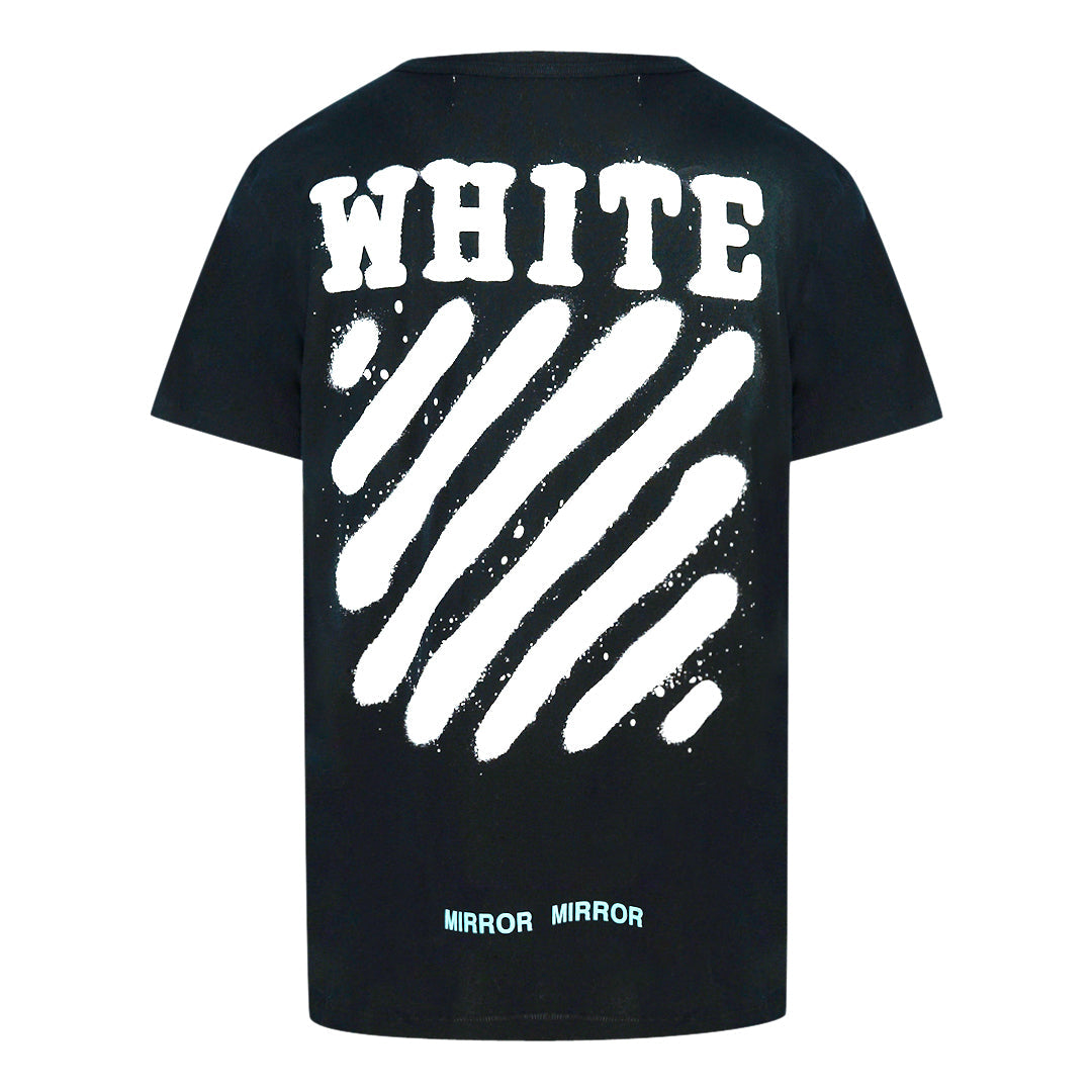 Off-White Diag Spray T-Shirt in Black