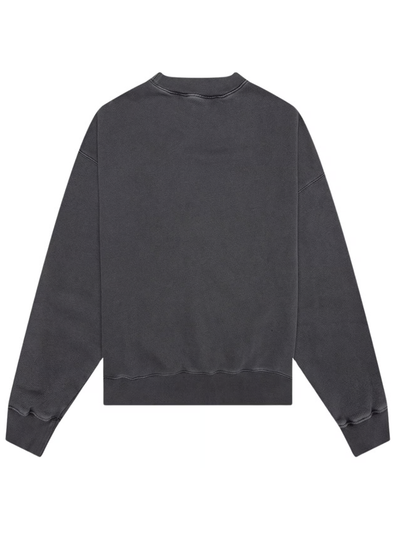 Palm Angels Gd Curved Logo Washed Black Sweater