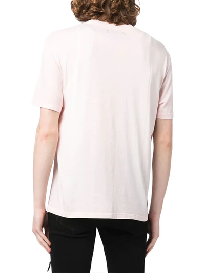 Amiri – T-Shirt „MA Bar“ mit Logo-Applikation in Rosa