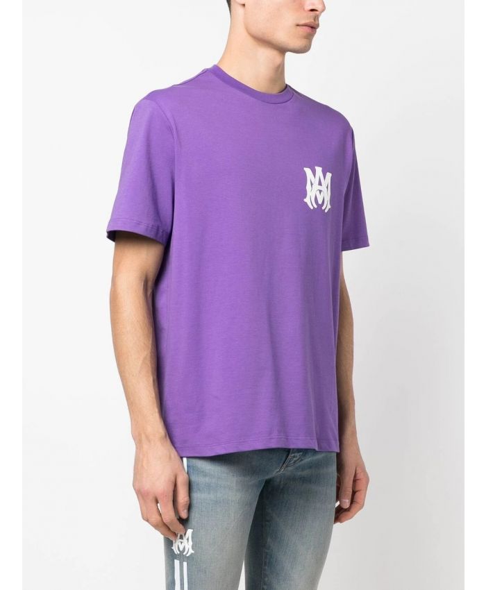 Amiri MA Core Logo Printed T-Shirt in Purple