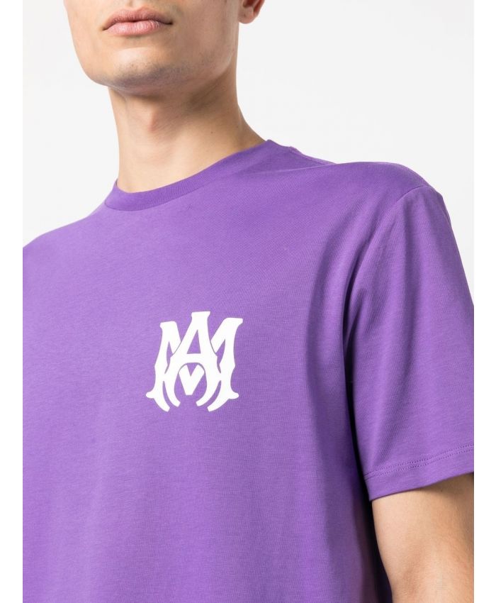 Amiri MA Core Logo Printed T-Shirt in Purple