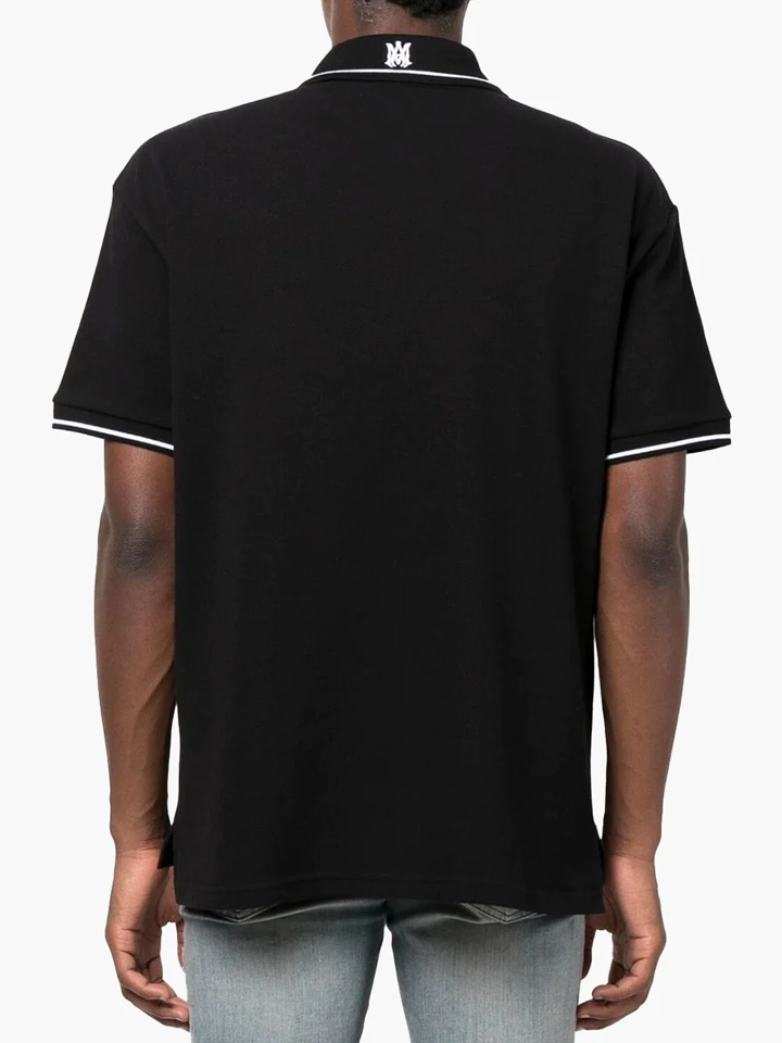 Amiri MA Logo Polo in Black