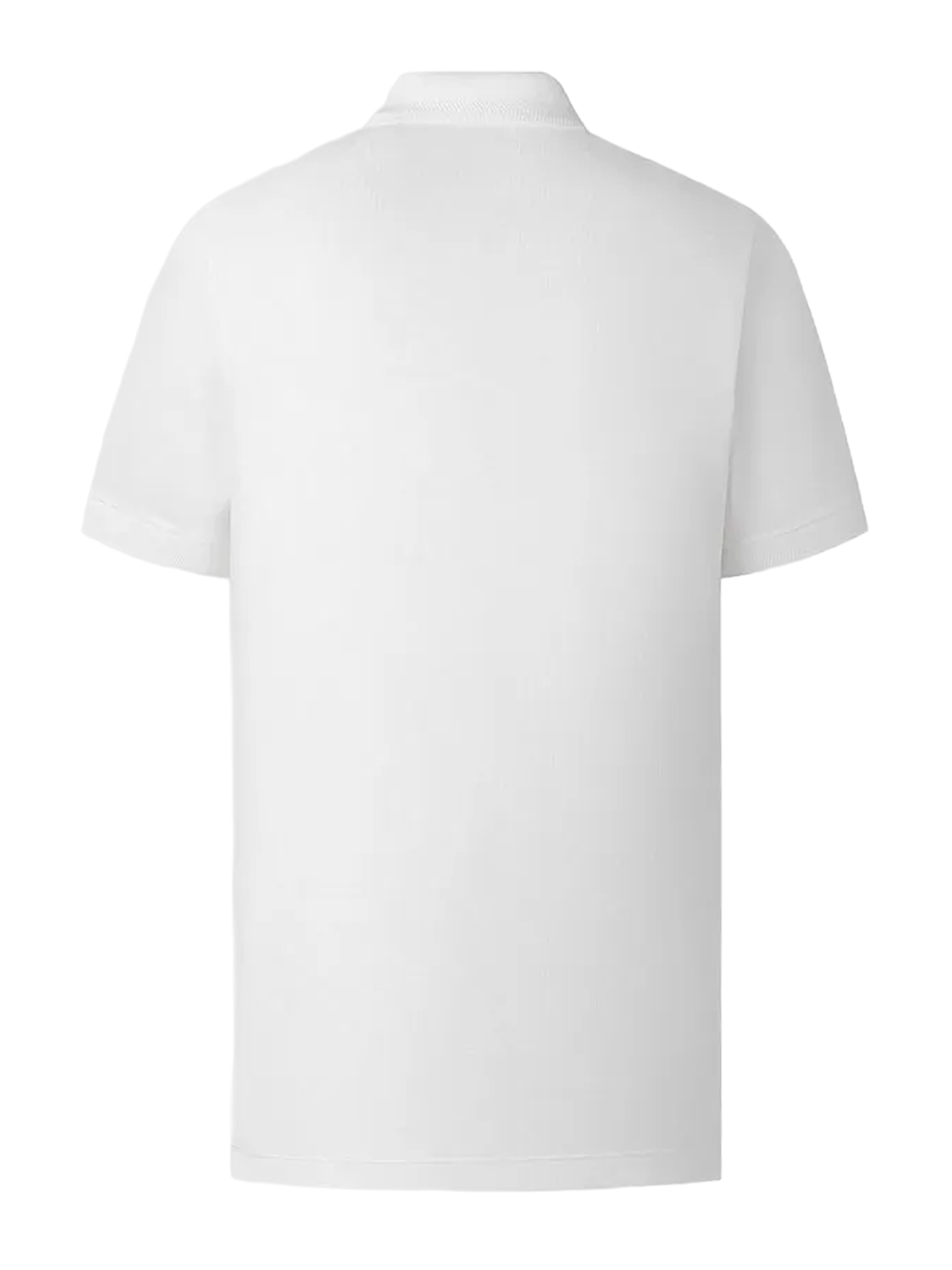 Burberry Equestrian Knight Embroidered Logo Polo in White