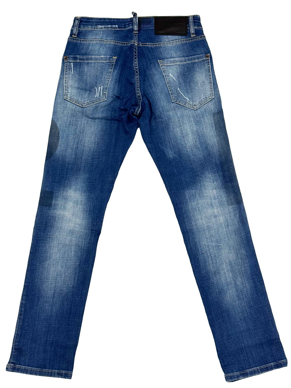 Dsquared2 Basic Wash Zip Detail Jeans in Blue