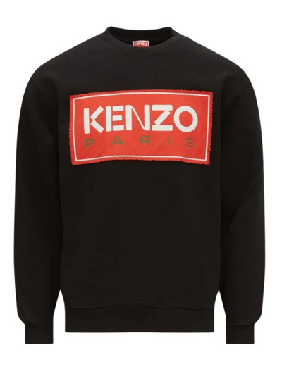 Kenzo Paris Blocked Logo Black Sweatshirt