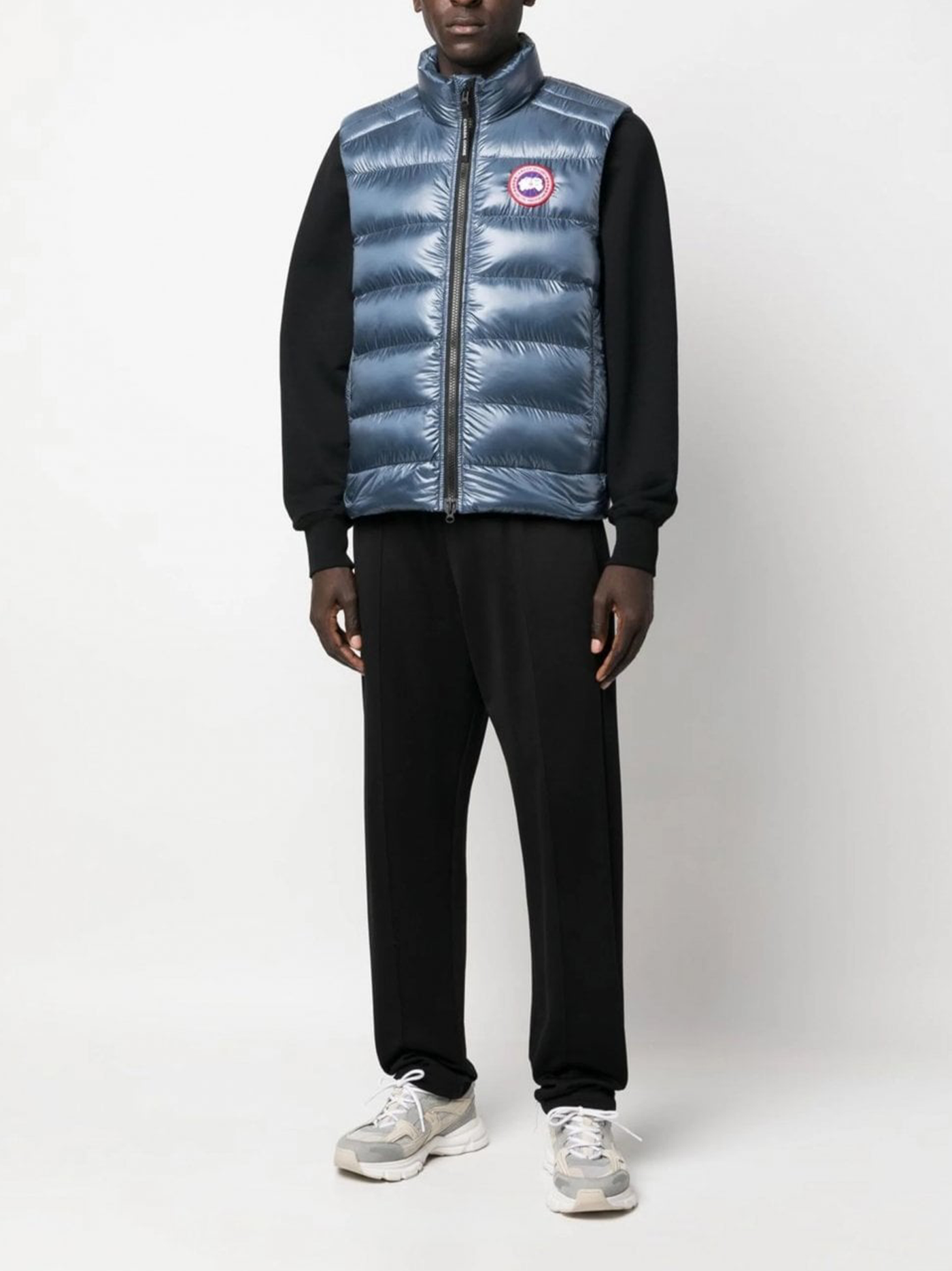 Canada Goose Crofton Logo Patch Vest Gilet in Ozone Blue