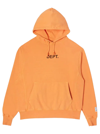 Gallery Dept Logo Hoodie in Flo Orange