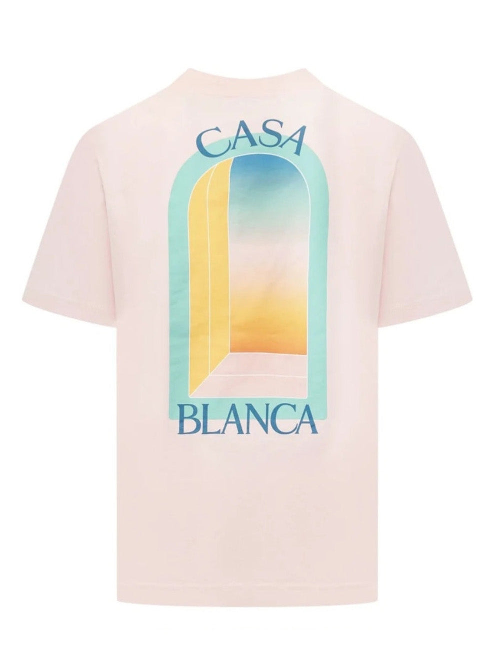 Casablanca L'Arche De Jour Printed Pink T-Shirt