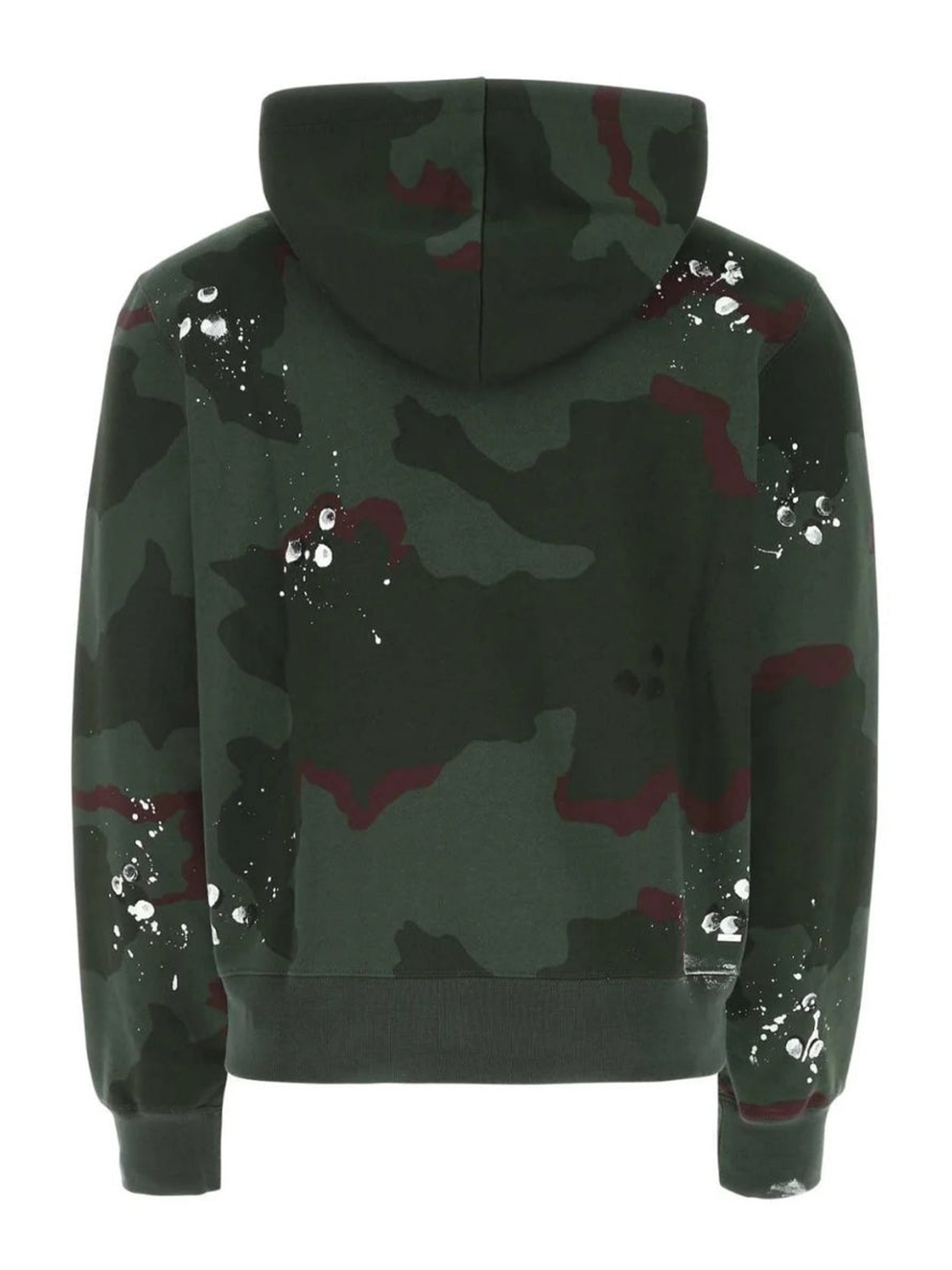 Amiri Army Logo Printed Camouflage Hoodie