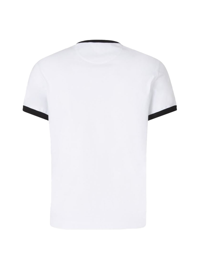 Valentino Contrast Stamp Logo T-Shirt in White