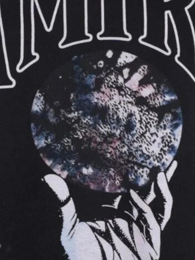 Amiri Crystal Ball Tie Dye Purple Sweatshirt