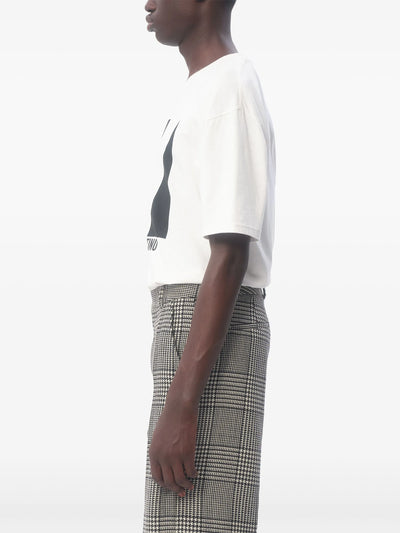 Valentino Chez Valentino Print Jersey T-Shirt in White