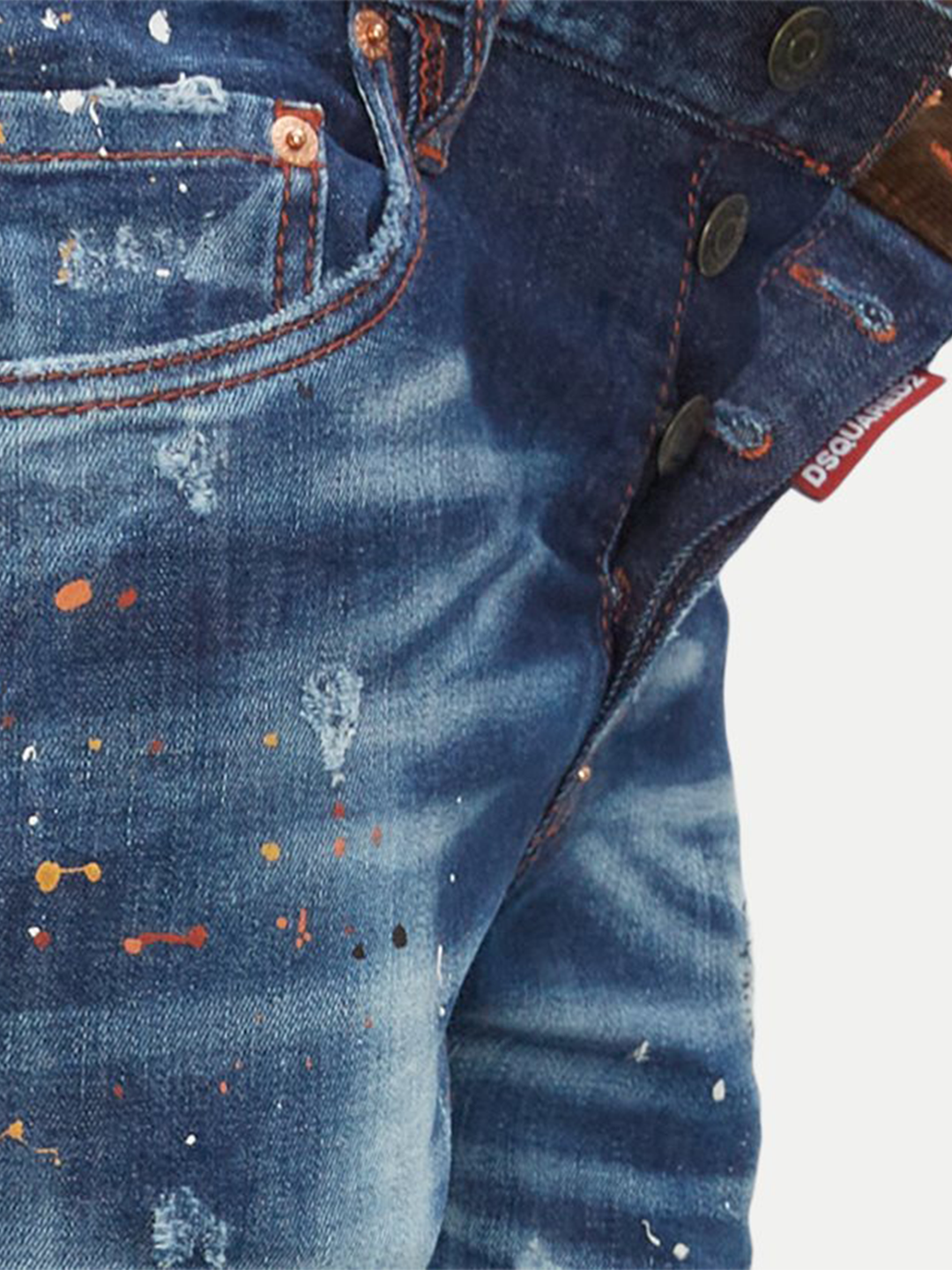 【美品✨】 DSQUARED2 SUPER TWINKY JEAN Dsquared2 Super Twinky Dean & Dan Slim Jeans in Blue – TheDesignerBox