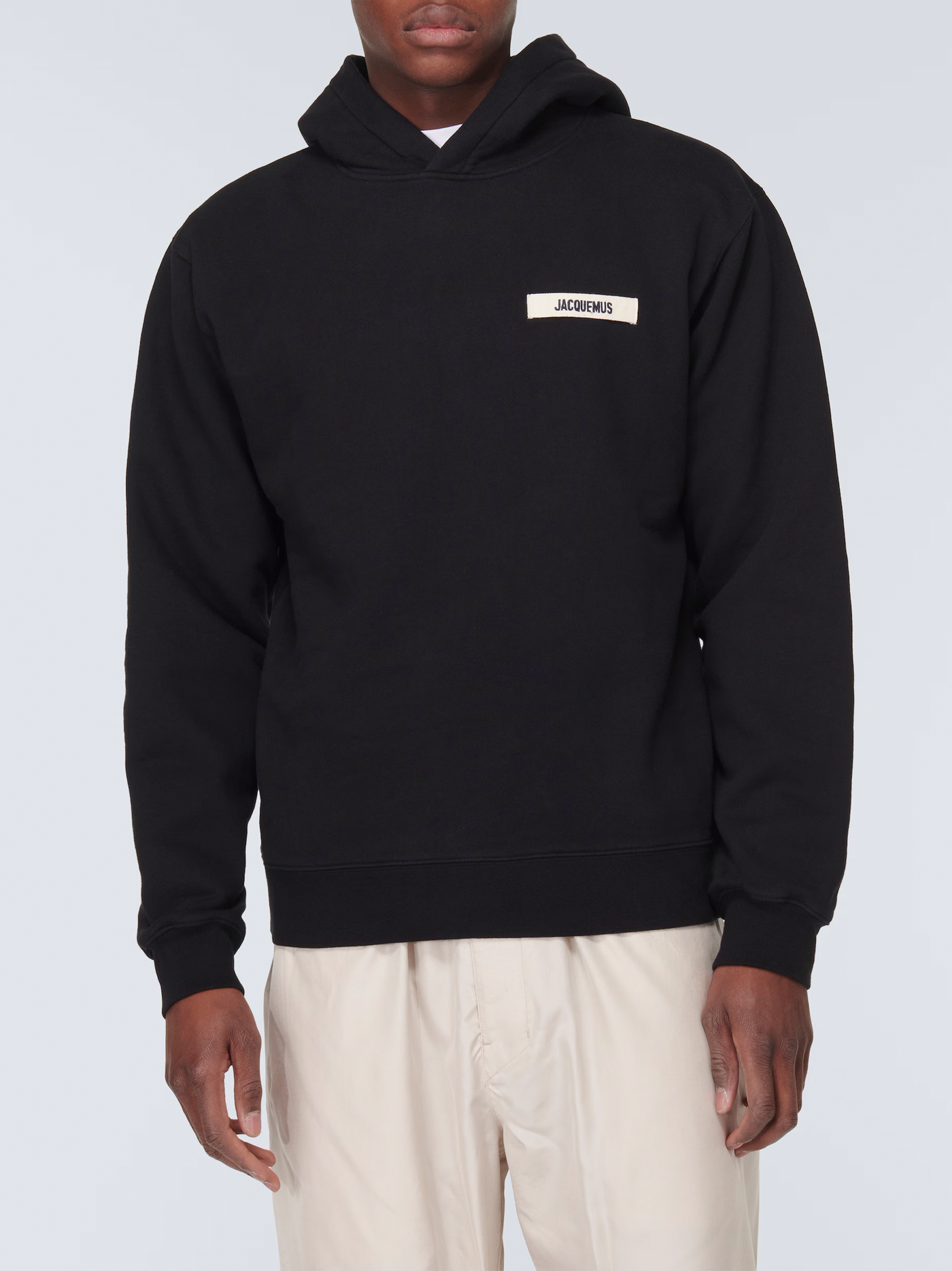 Jacquemus The Gros Grain Hoodie in Black