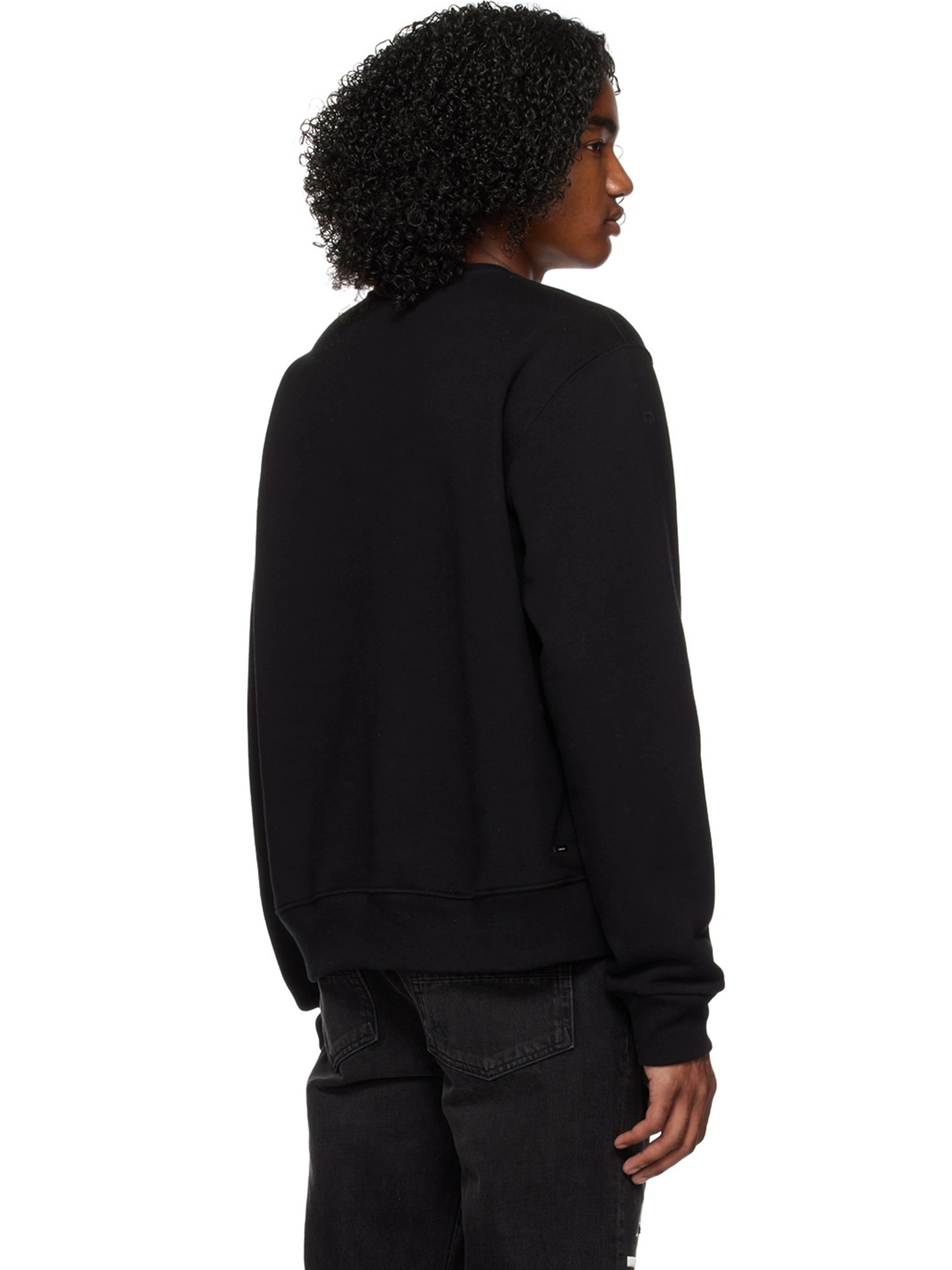 Amiri 22 Logo Embroidered Sweatshirt in Black