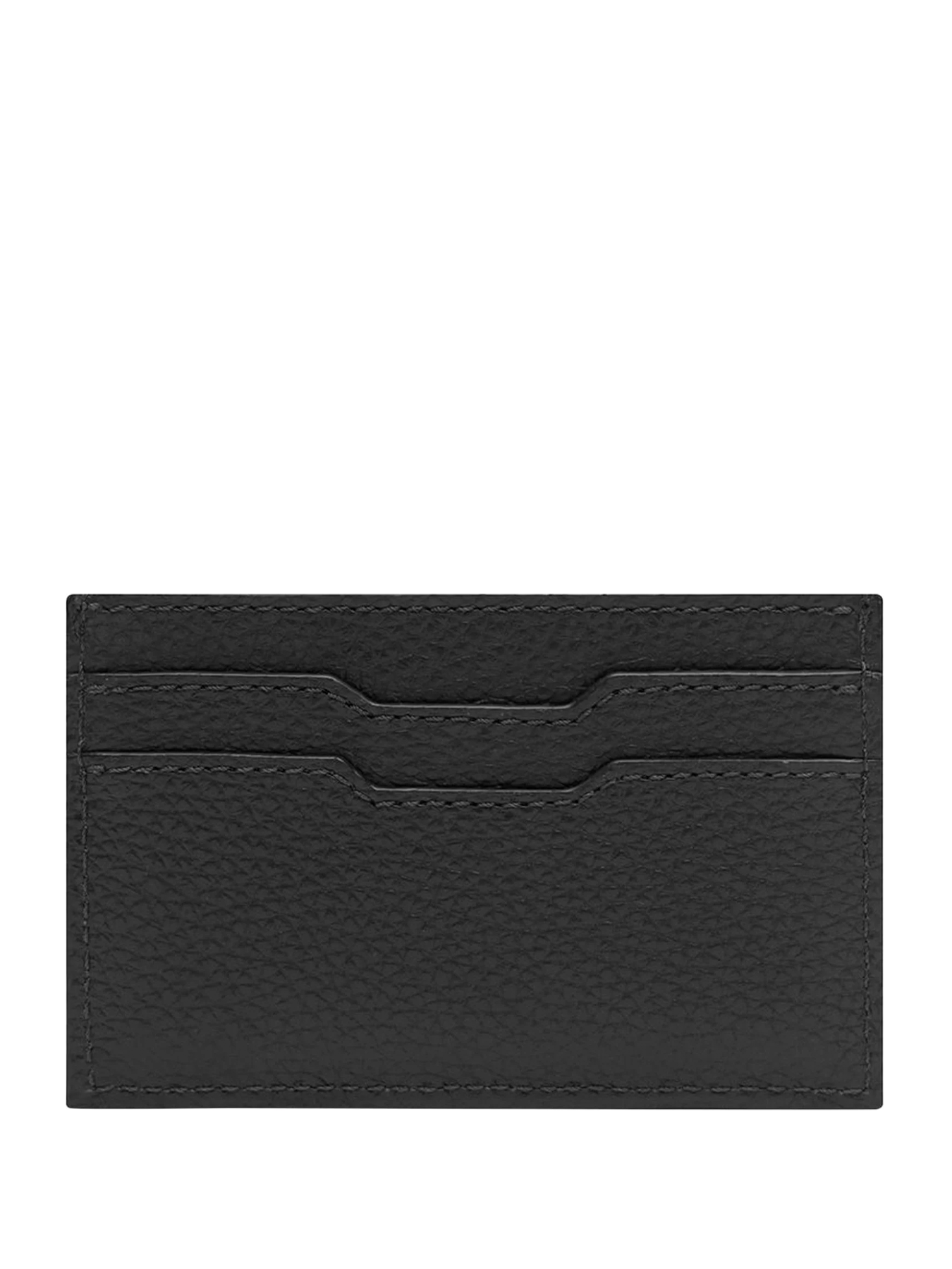 Amiri Large Logo Leather Card Holder in Black