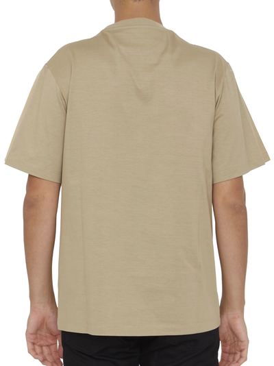 Fendi FF Monogram Pocket Oversized T-Shirt in Beige