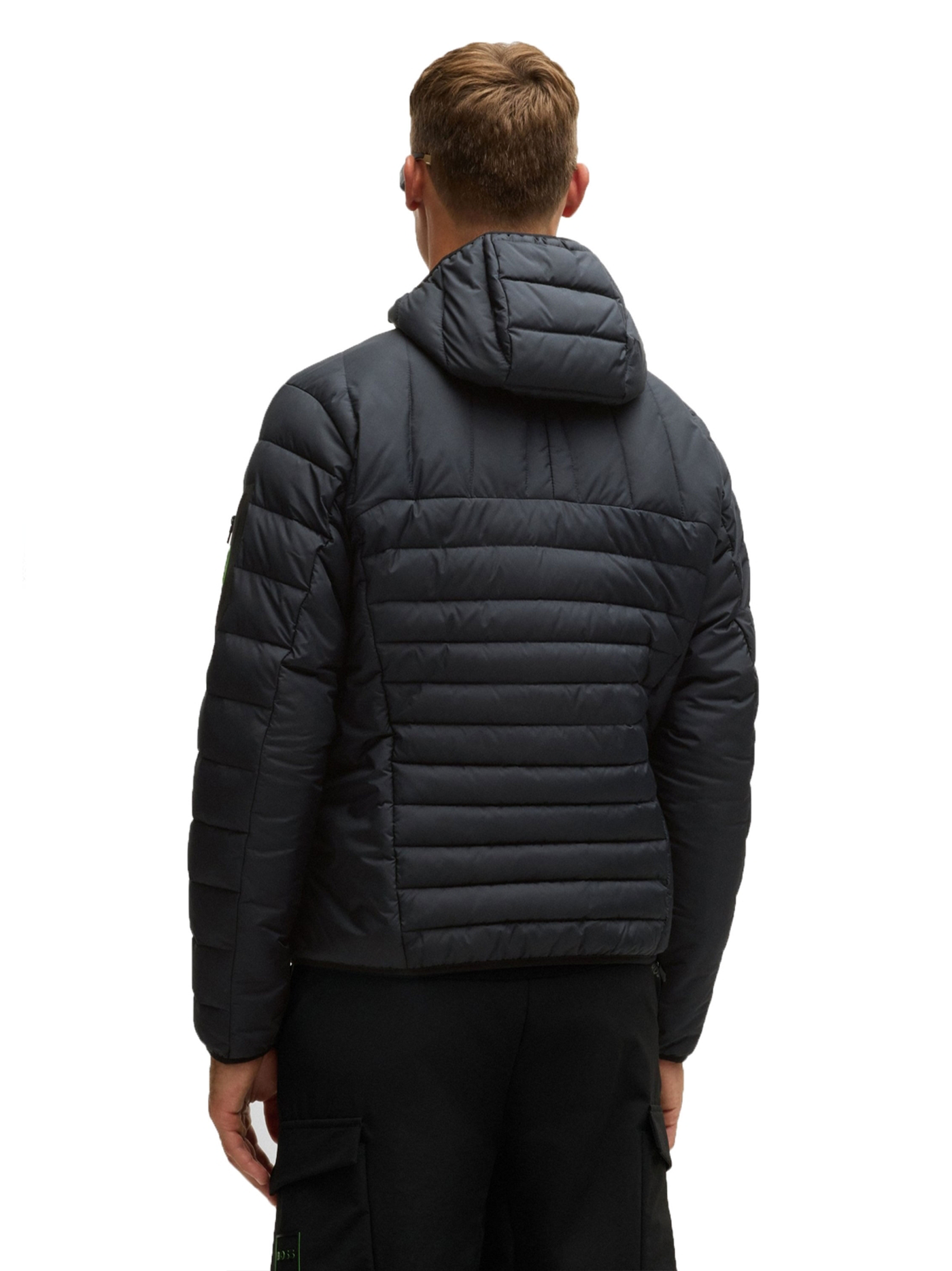 Hugo Boss – Wattierte Jacke „J Thor 2“ in Schwarz