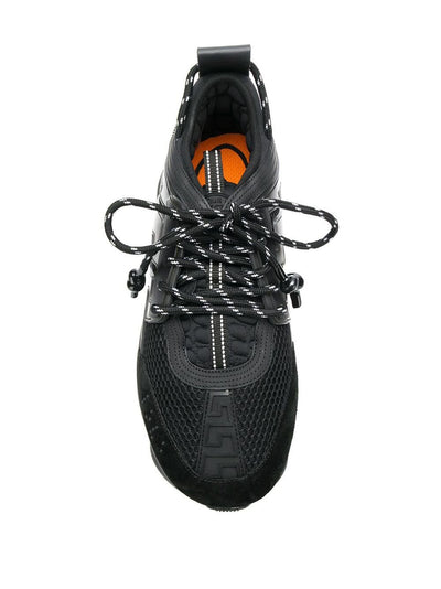 Versace Chain Reaction Trainers in Black