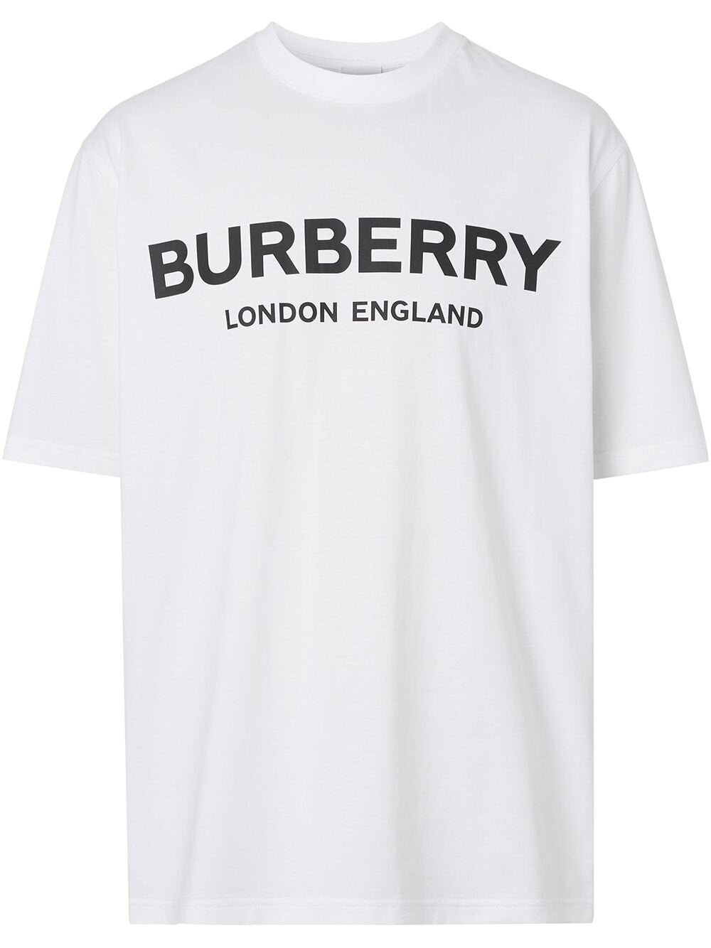 BURBERRY LONDON 半袖ロゴ入りシャツ ホワイト UK6 オシャレ Burberry London Letchford Logo Print T-shirt White – TheDesignerBox