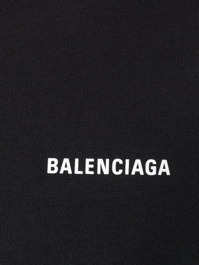 Balenciaga Logo Black Oversized T-shirt