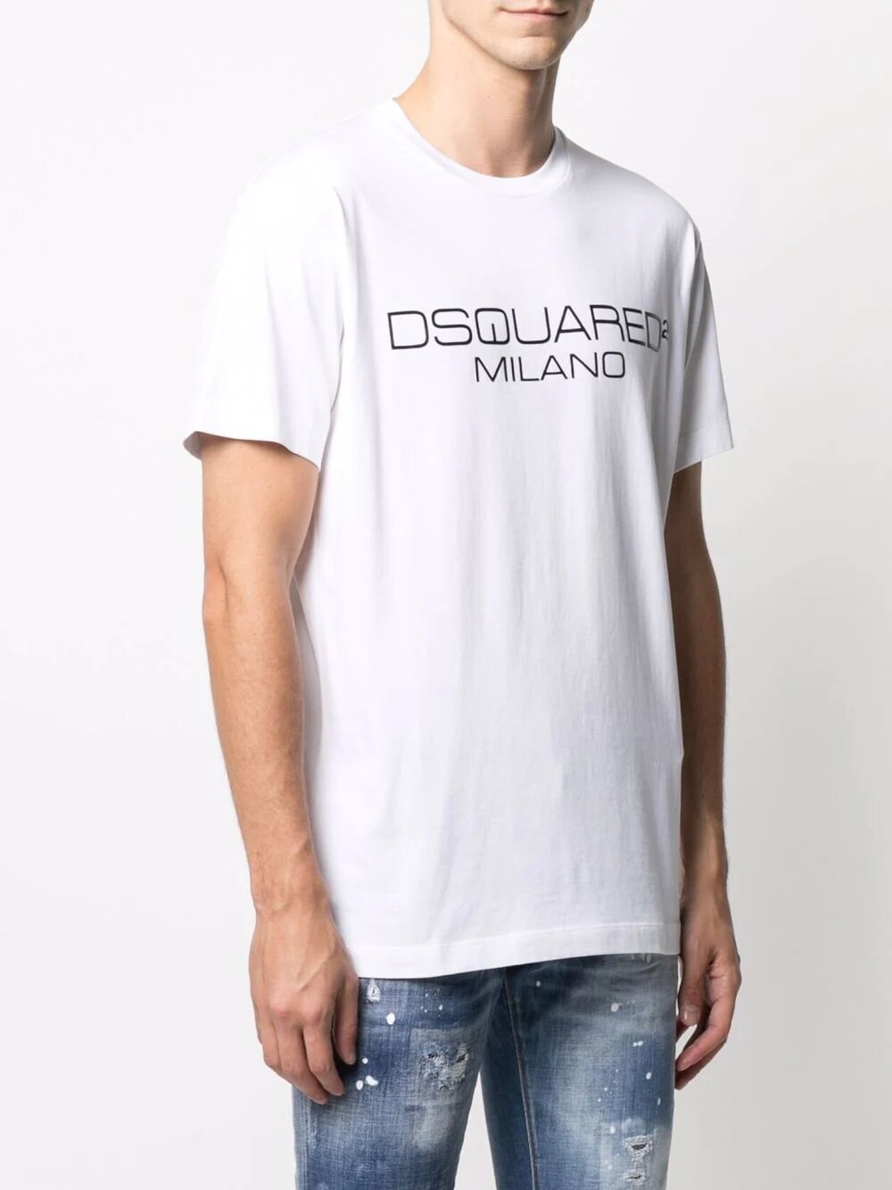 Dsquared2 Milano Logo-print T-shirt in White