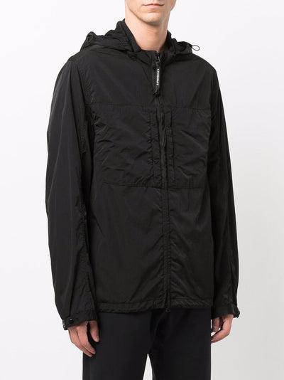 C.P. Company Chrome-R Goggle Overshirt Jacket in Black