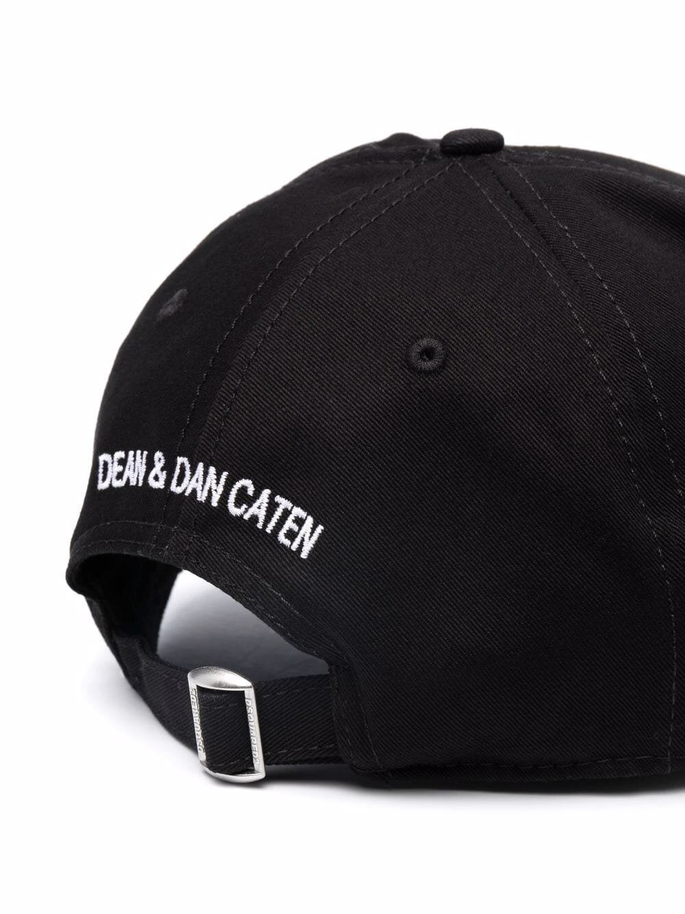 Dsquared2 Taped Be Icon six-panel Cap in Black & Yellow