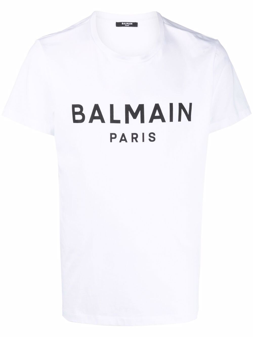 Balmain Paris Print Logo White T-shirt