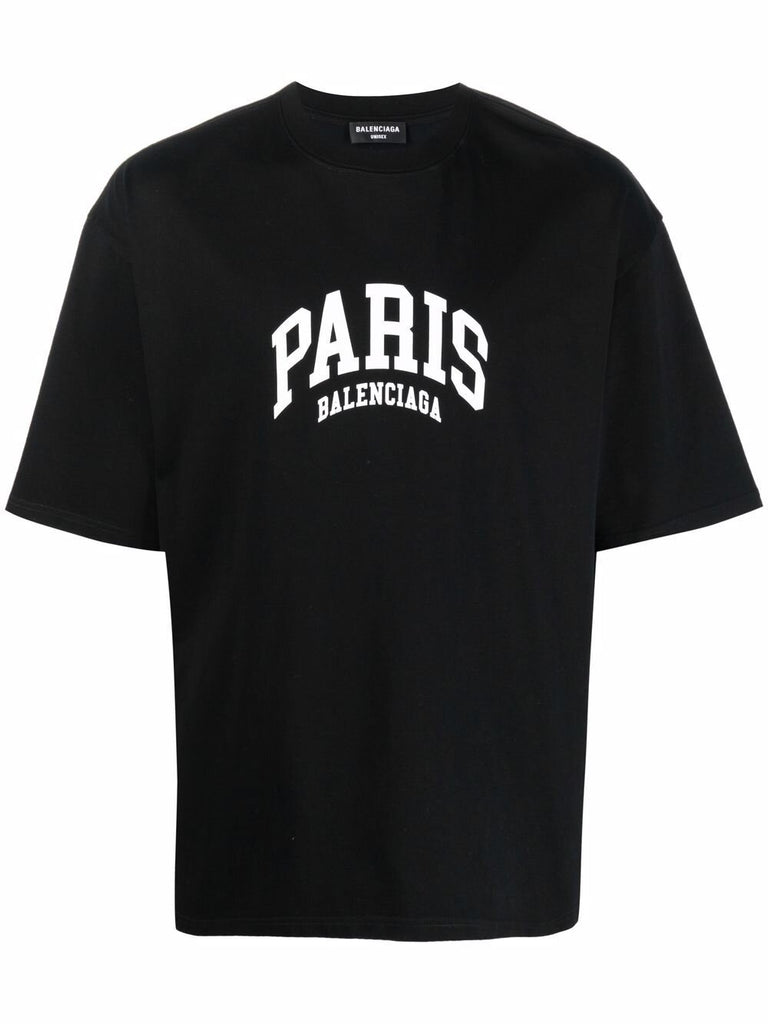 Paris Logo Cotton T shirt