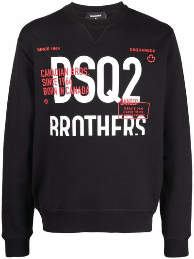 Dsquared2 DSQ2 Brothers Sweatshirt Black