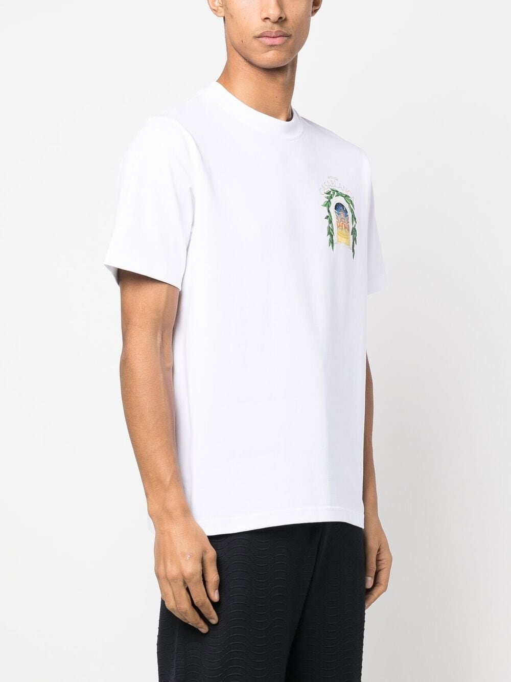 Casablanca Avenida Print T-shirt in White