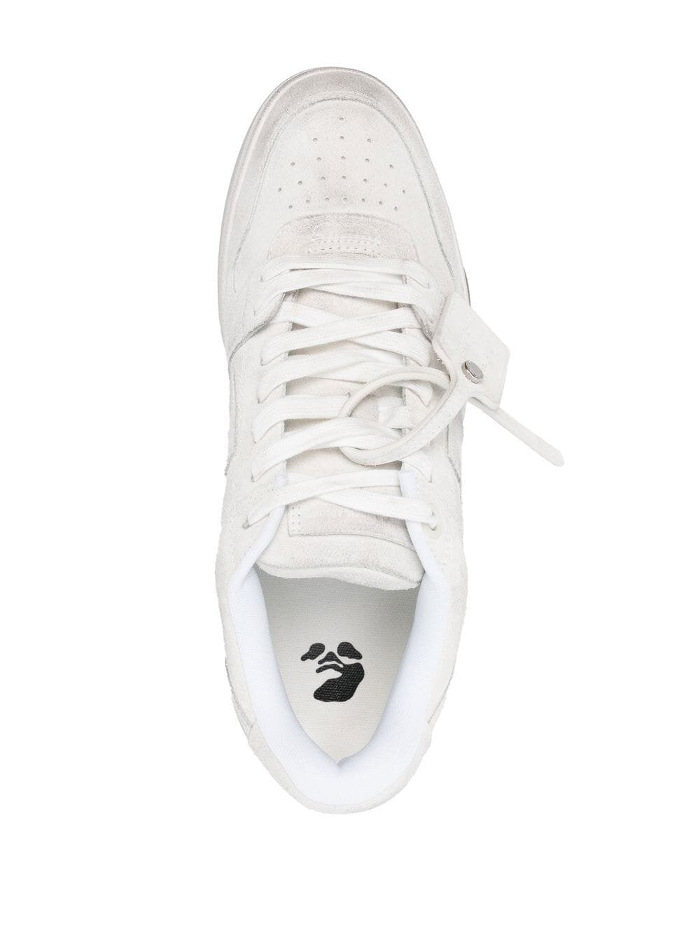 Off-White Out of Office Vintage Suede Trainers in White
