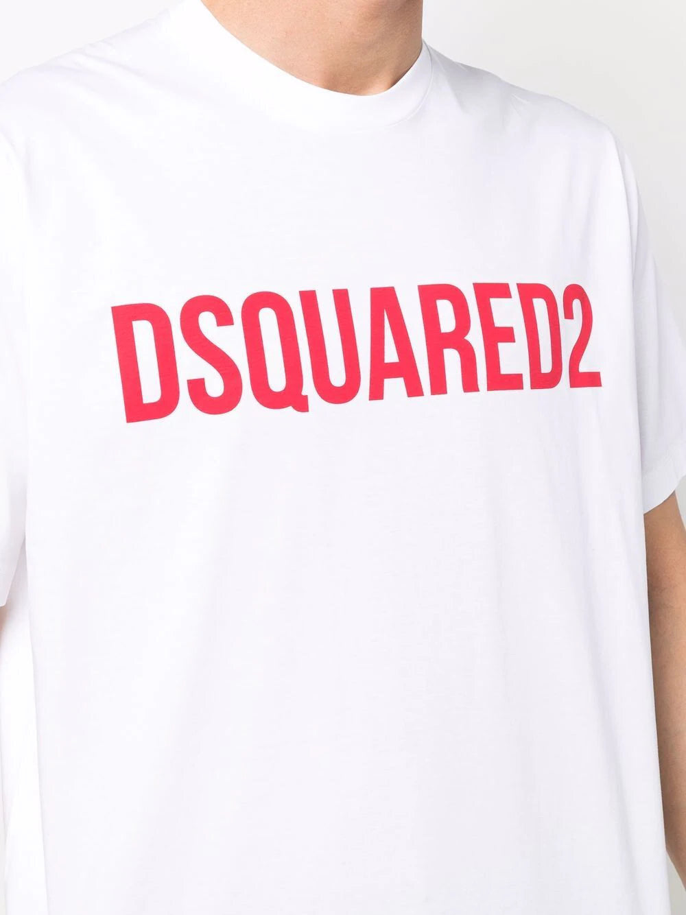 福袋 Dsquared2 Slouch Logo-print T-shirt in White – TheDesignerBox トップス