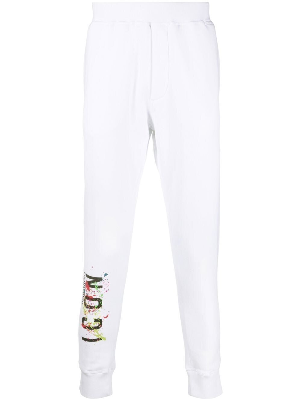 Dsquared2 Icon Splattered Tracksuit in White