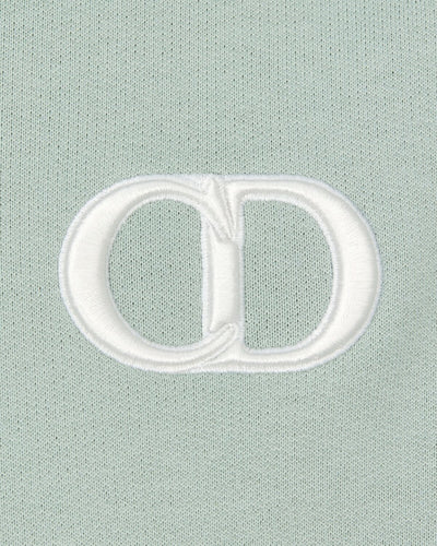 Christian Dior 'CD Icon' Hooded Sweatshirt Mint Green