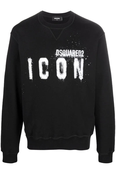 Dsquared2 Icon Spray Sweatshirt Black